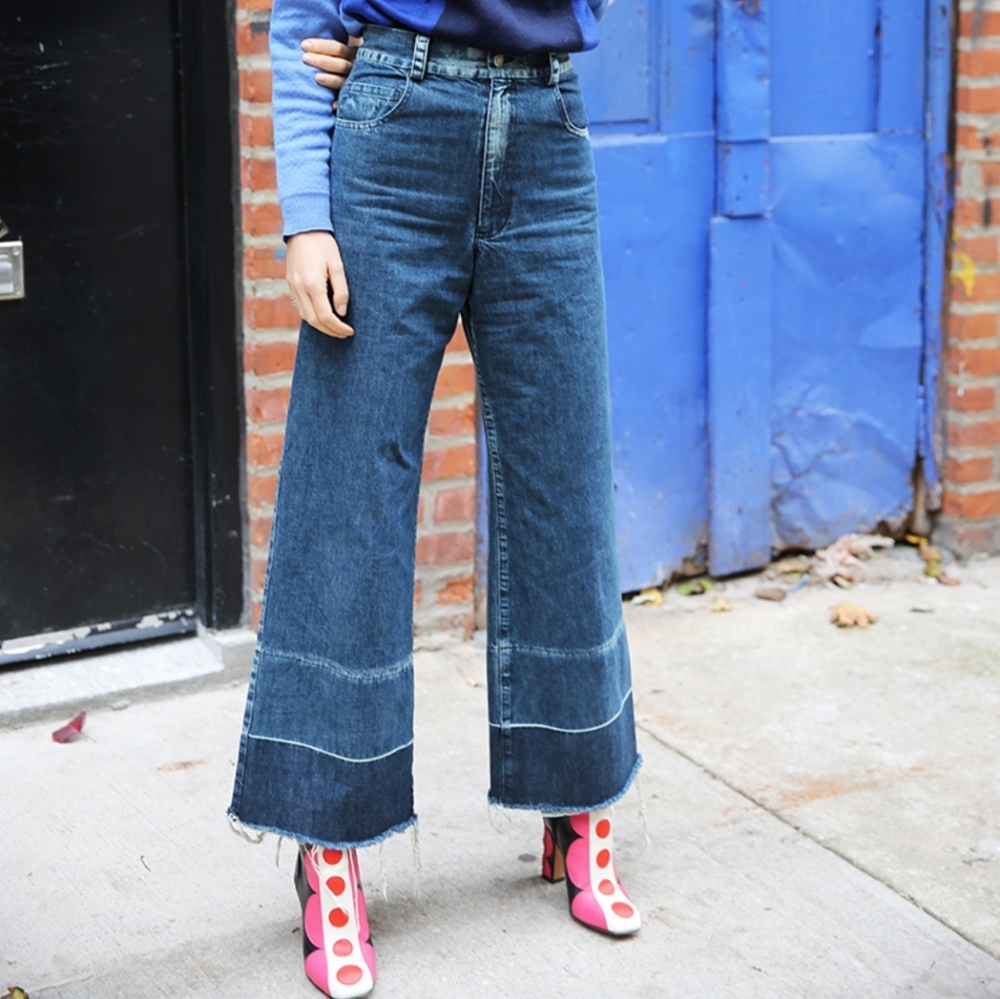 Rachel Comey Legion Wide Leg Crop Jeans